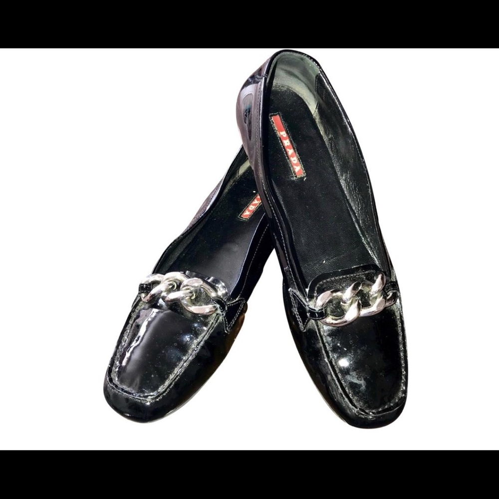 🔷💠PRADA🔷💠PATENT LEATHER LOAFERS 🔷💠